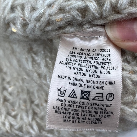 Anthropologie open knit Sweater Sunstitch S Sequin Pullover Open Knit - Picture 11 of 11
